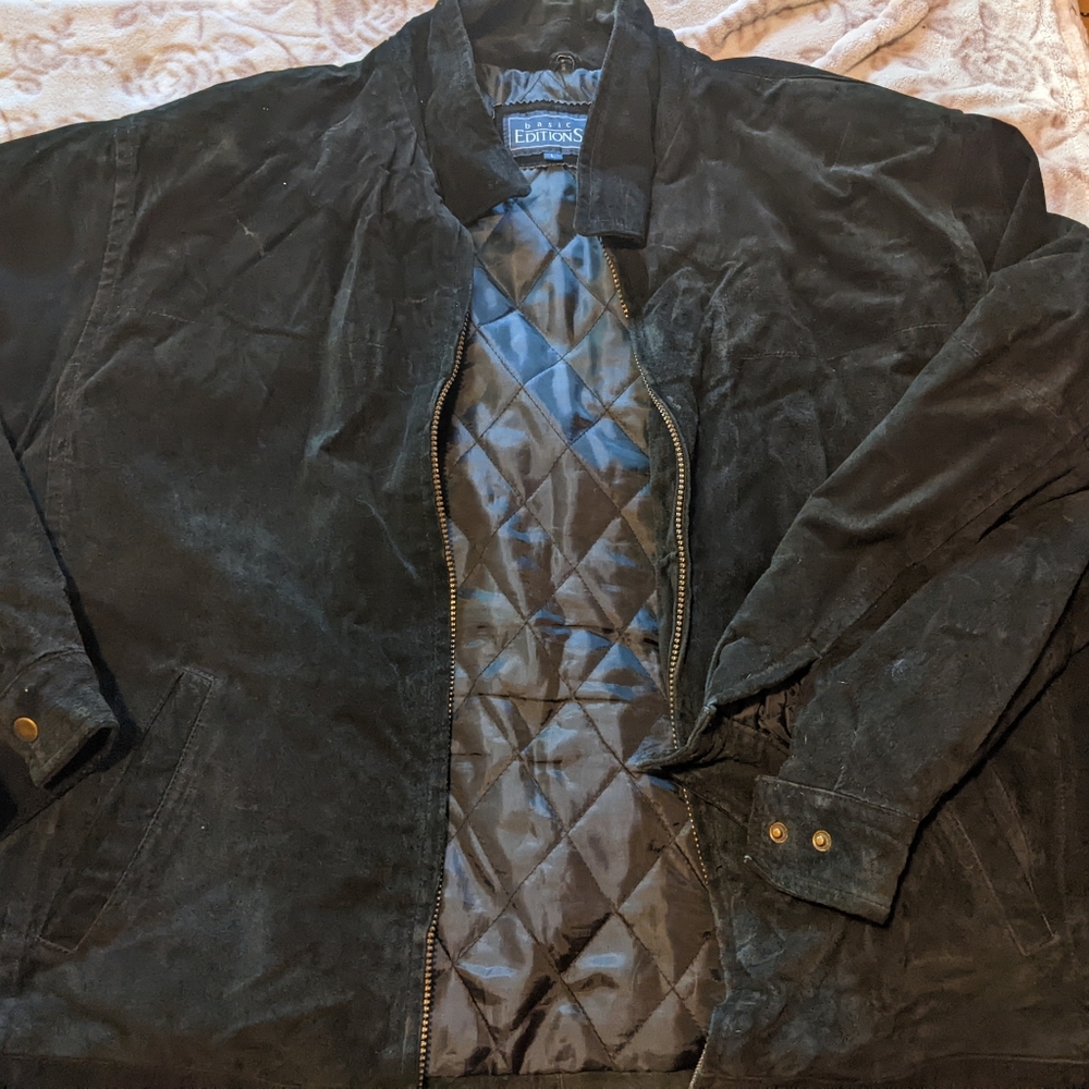 L jacket suede